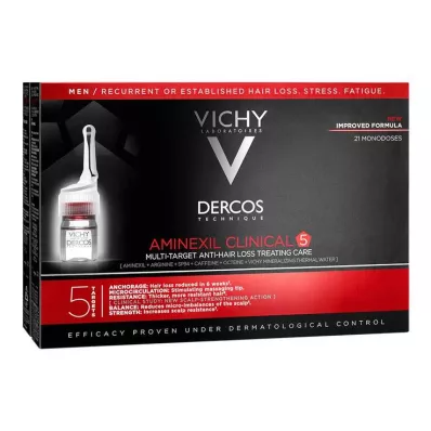 VICHY Dercos Aminexil Clinical 5 men 21x 6 ml