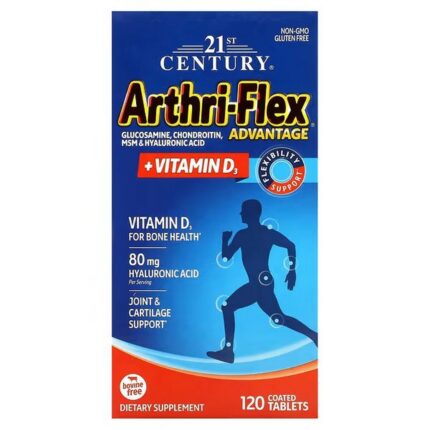 21st Century Arthri-Flex Advantage + Vitamin D3, 120 Film-Coated Tablets