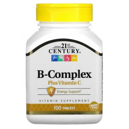 21st Century B-Complex + Vitamin C, 100 Tablets