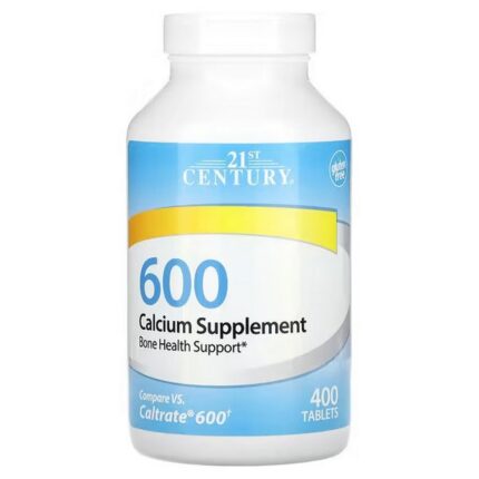 21st Century Calcium Supplement 600 mg, 400 Tablets