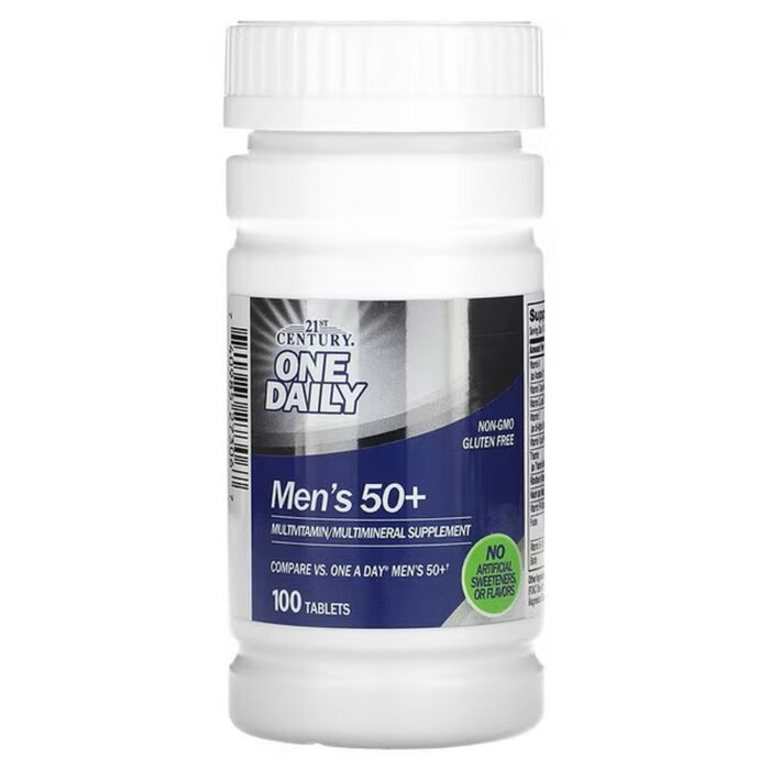 21st Century One Daily Men’s 50+ Multivitamin Multimineral 100 Tablets