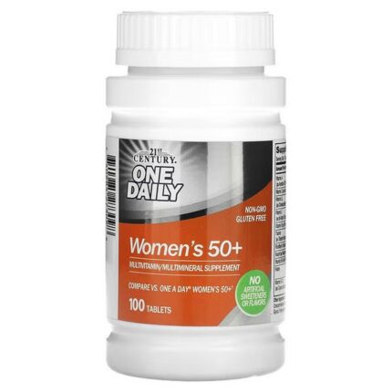 21st Century One Daily Women 50+ Multivitamin & Multimineral, 100 Tablets
