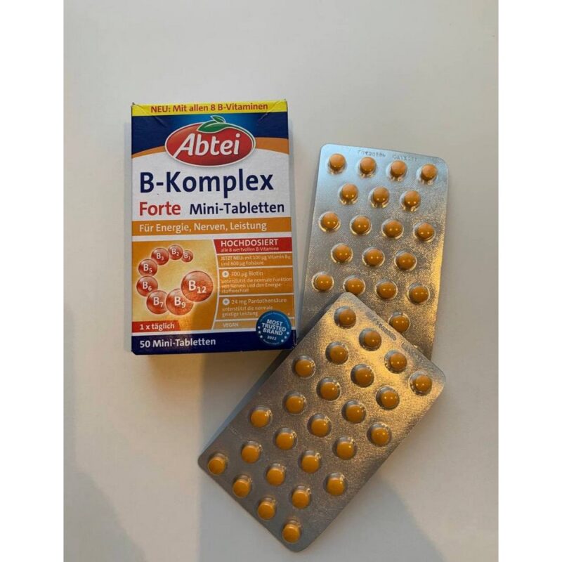 Abtei B-Complex Forte Mini Tablets 50 pcs