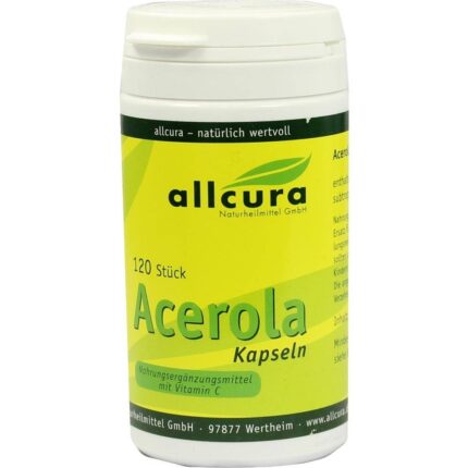 Acerola Capsules Natural Vitamin C 120 pcs