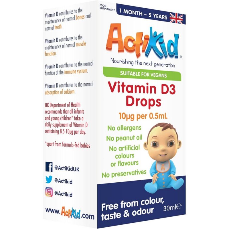 ActiKid Vitamin D3 Drops 30 ml