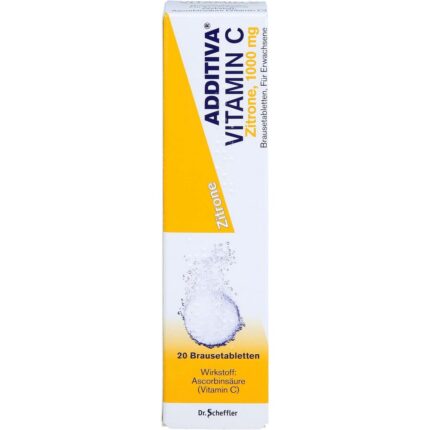 Additiva Vitamin C 1000 mg Effervescent Tablets 20 pcs