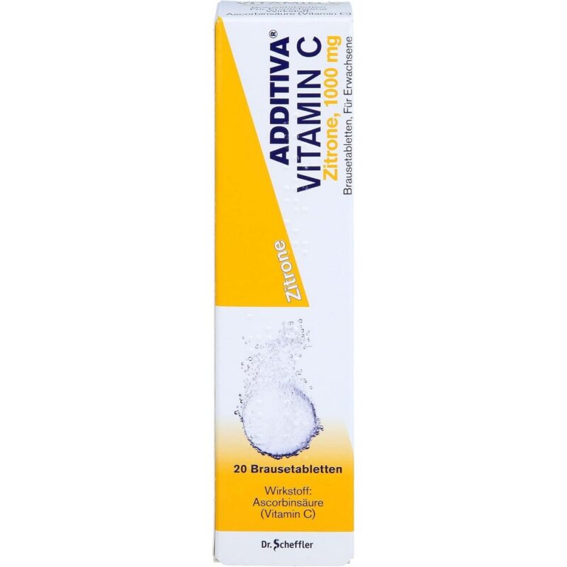 Additiva Vitamin C 1000 mg Effervescent Tablets 20 pcs