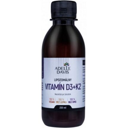 Adelle Davis Liposomal Vitamin D3 + K2 Liquid 200ml