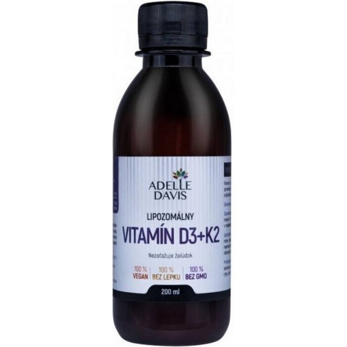 Adelle Davis Liposomal Vitamin D3 + K2 Liquid 200ml