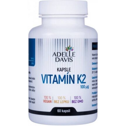 Adelle Davis Vitamin K2 MK7 100mcg Capsules 60