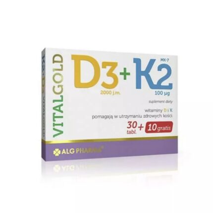 Alg Pharma D3 + K2 Vitalgold 40 tablets