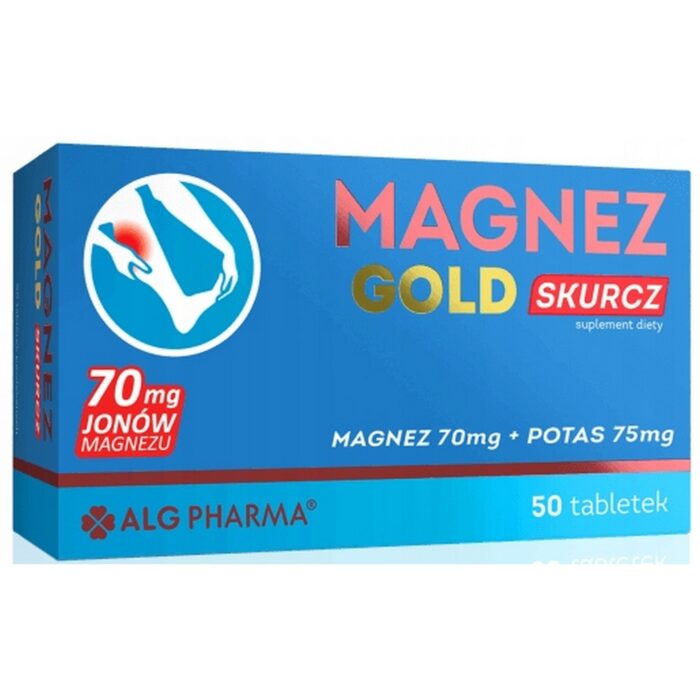 Alg Pharma Magnesium Gold Spasm Magnesium Tablets 50 pcs
