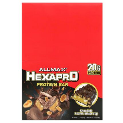 ALLMAX Hexapro Protein Bar Chocolate Peanut Butter 12×54 g