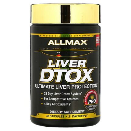 ALLMAX Liver Dtox Silymarin + Turmeric 42 Capsules