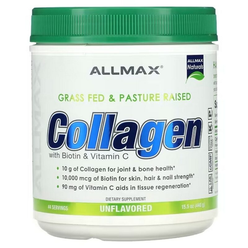 ALLMAX Organic Collagen + Biotin + Vitamin C 440 g
