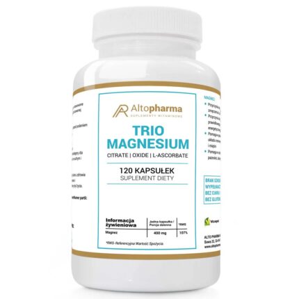 Alto Pharma, Trio Magnesium 400 mg, 120 szt