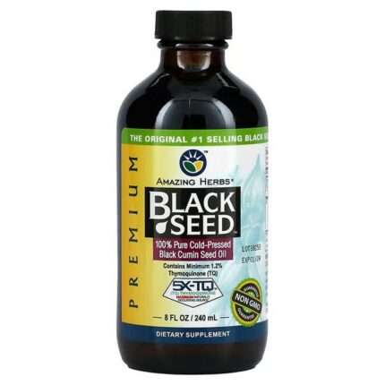Amazing Herbs, Premium Black Seed Oil, 240 ml
