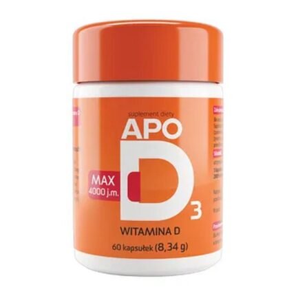 APOD3 Max Vitamin D3 4000 IU 60 capsules