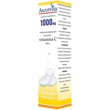Ascorvita Max Mus effervescent tablets 20 pcs