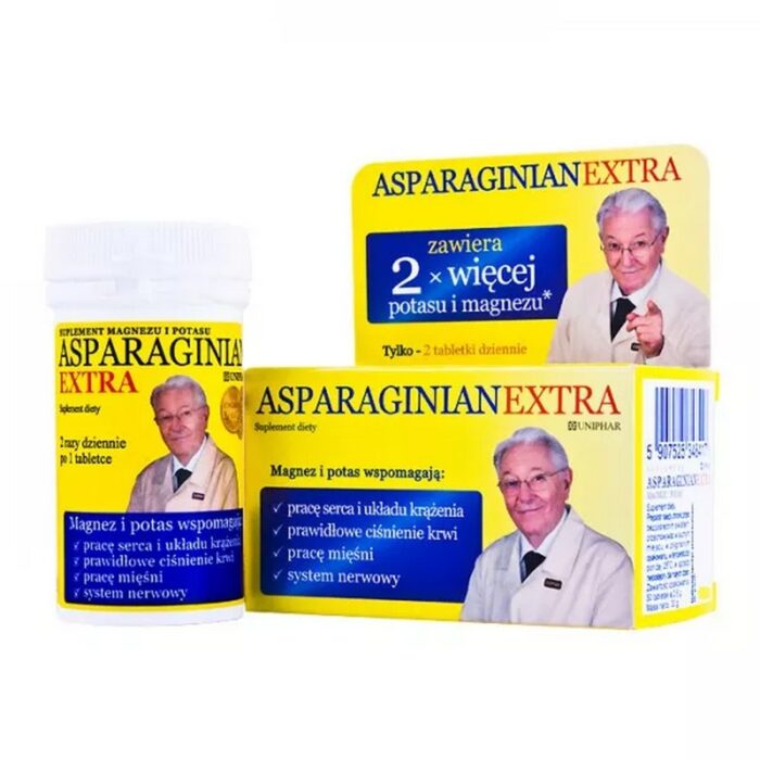 Asparaginate Extra Magnesium + Potassium 50 tablets