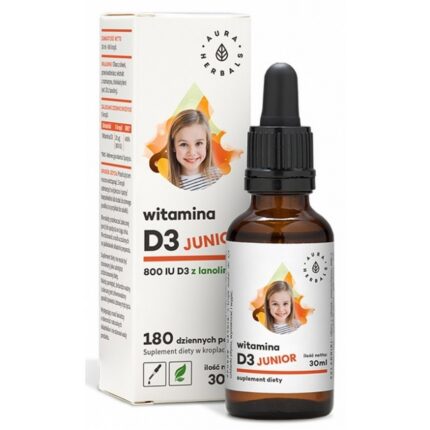 Aura Herbals Vitamin D3 Junior 800 IU Drops 30 ml