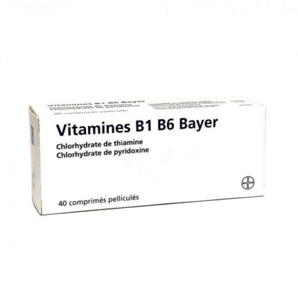 Bayer Vitamins B1 B6, 40 Tablets