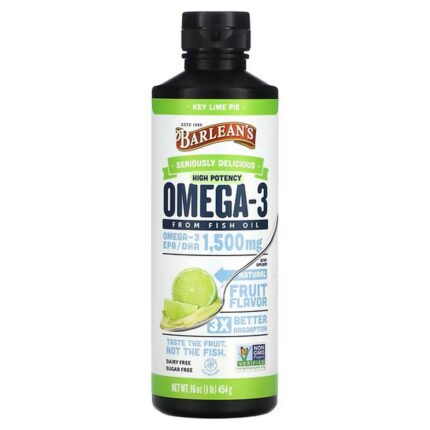 Barlean’s Omega-3 Fish Oil Key Lime Pie, 454 g
