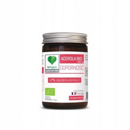 Aliness, BeOrganic Acerola BIO 17% 500 mg 100 Tablets