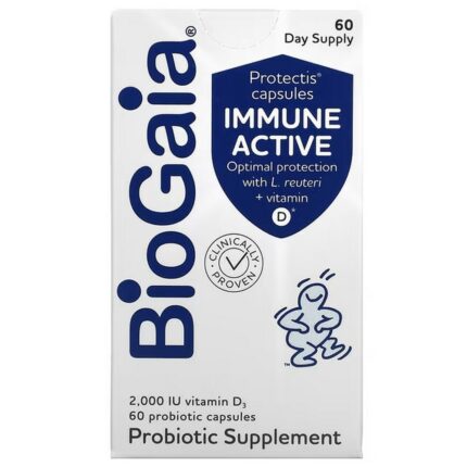 BioGaia Immune Active Protectis 2000 IU 60 Probiotic Capsules