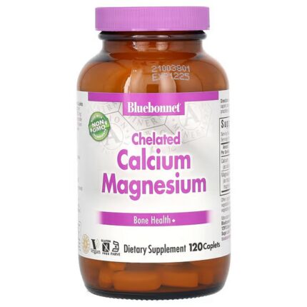 Bluebonnet Nutrition Chelated Calcium-Magnesium 120 Capsules