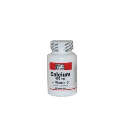 Calcium + Vitamin D 600mg 60 Tablets