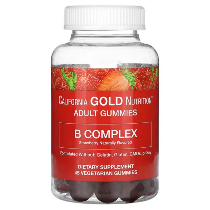 California Gold Nutrition B Complex Fruit Gummies 45 pcs