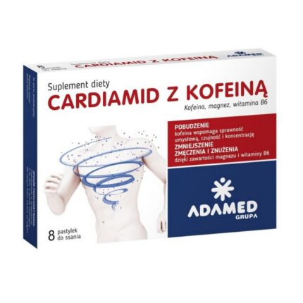 Cardiamide with Caffeine Citrus Flavor 8 lozenges
