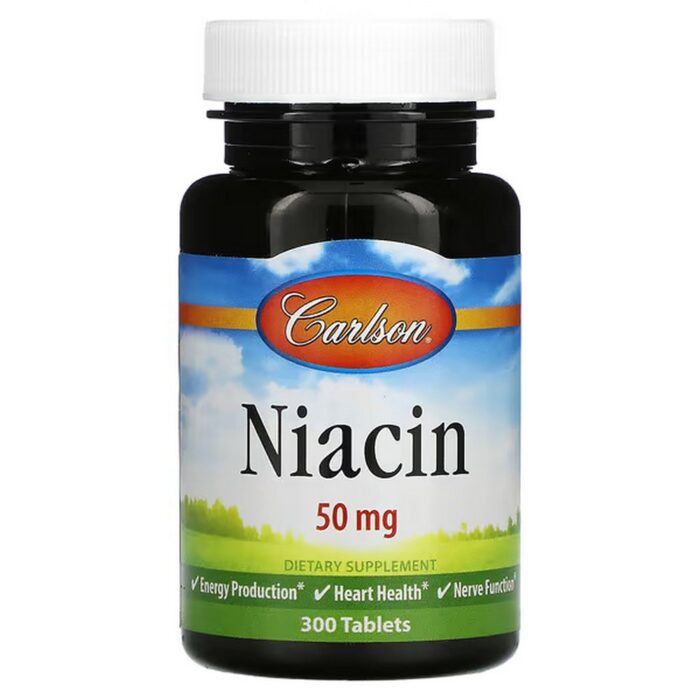 Carlson Niacin 50 mg, 300 Tablets