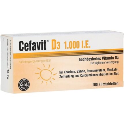 CEFAVIT Vitamin D3 1000 IU Film-Coated Tablets