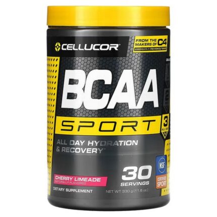 Cellucor, BCAA Sport, All-Day Hydration & Recovery, Cherry Lime, 11.6 oz (330 g)