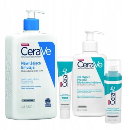 CeraVe Anti-Imperfection Cleansing Gel Set + Bonus Products