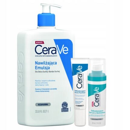 CeraVe Eye Cream + Retinol Serum Set