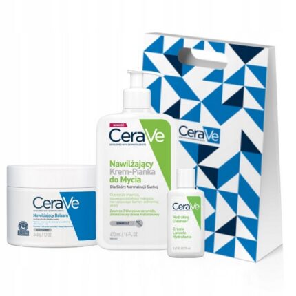 CeraVe Moisturizing Cream-Foam Cleanser + Balm Set