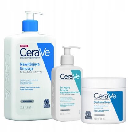 CeraVe Cleansing Gel for Imperfections 236ml + Balm 454g Set