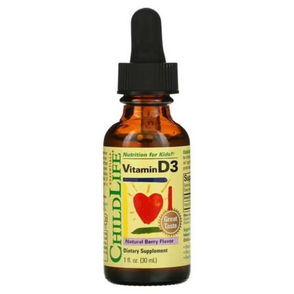 ChildLife Essentials Vitamin D3 Natural Berry Flavor, 30 ml