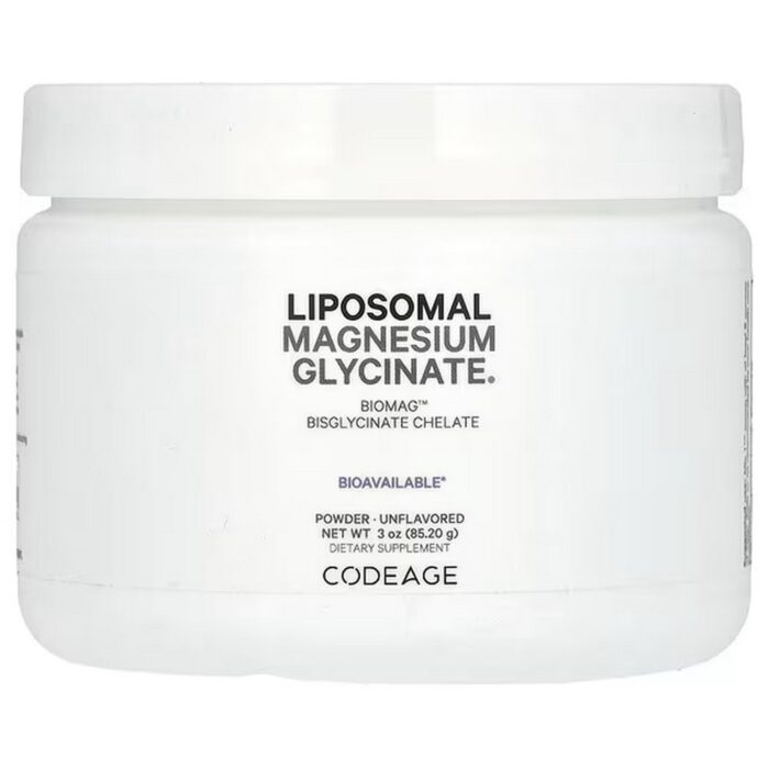 Codeage Liposomal Magnesium Glycinate Powder Unflavored 85.2 g