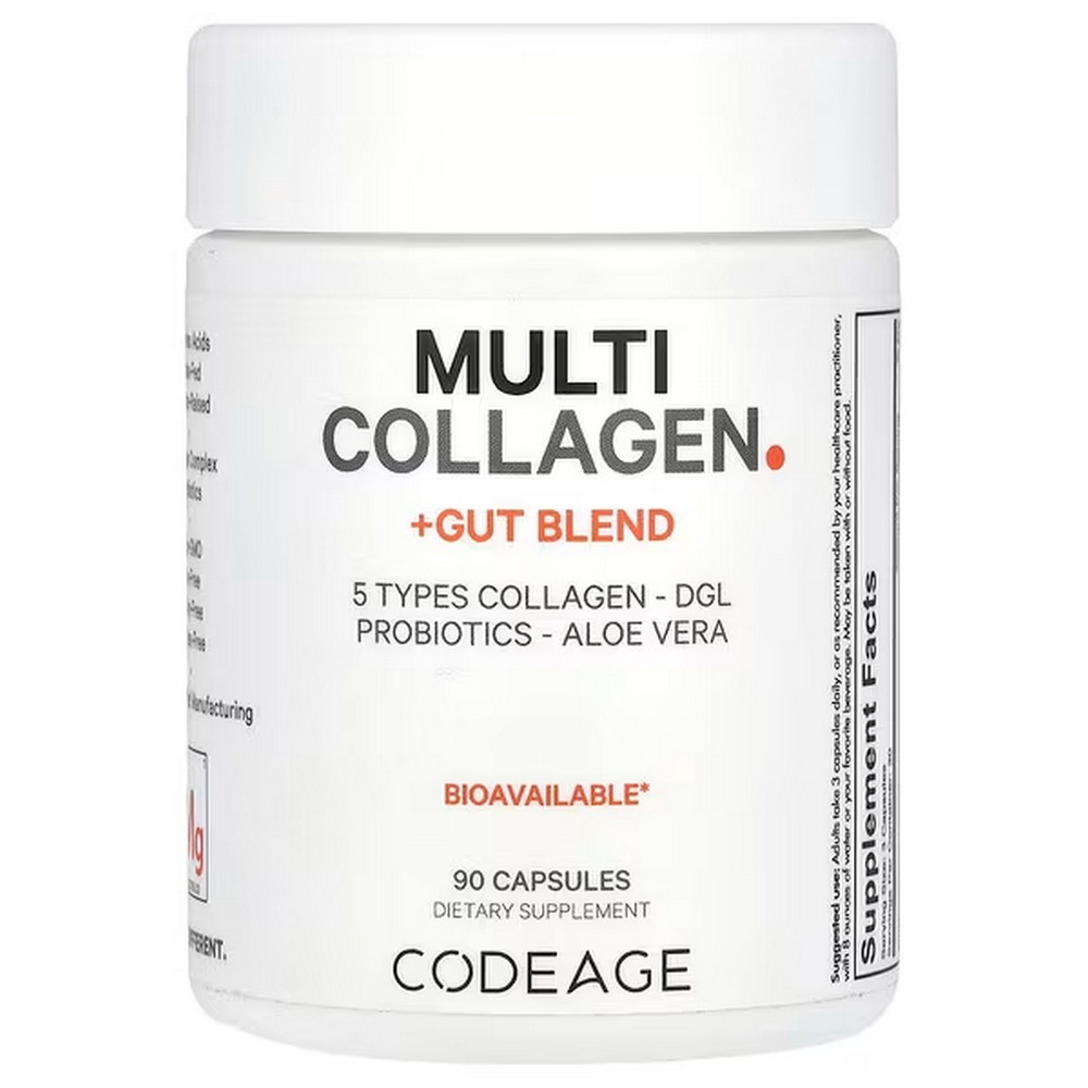 codeage multi collagen and gut blend 90 capsules Codeage Multi Collagen + Gut Blend 90 Capsules