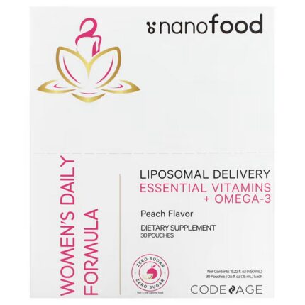 Codeage Nanofood Women's Daily Formula Vitamins & Omega-3 15 ml