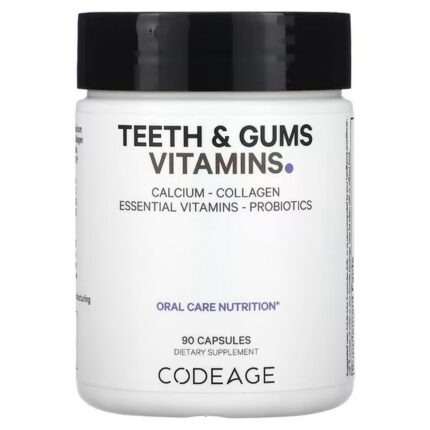 Codeage Teeth & Gums Vitamins Oral Care Support 90 Capsules