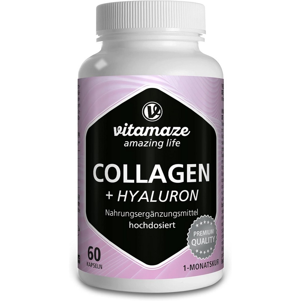 Collagen Capsules High Dose 600 mg Hydrolyzed Collagen, 60 Capsules