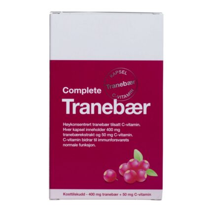 Complete Cranberry + Vitamin C capsules 400 mg / 50 mg 100 pcs