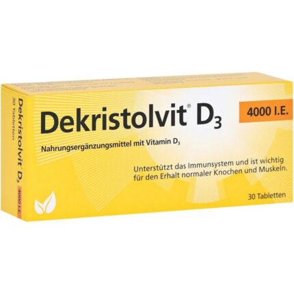 Dekristolvit Vitamin D3 4000 IU Tablets 30 pcs