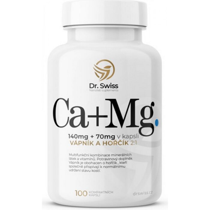Dr. Swiss Calcium + Magnesium 100 Capsules