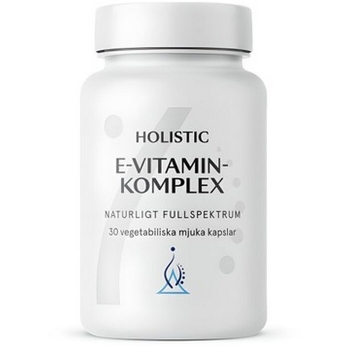 Holistic E-Vitamin Natural Blend, 60 Capsules